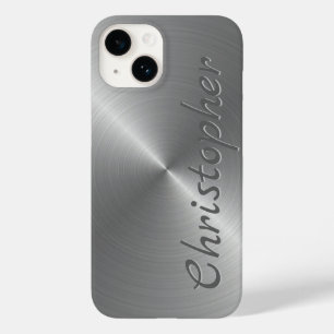 チタン銀ステンレス鋼金属 Case-Mate iPhone 14ケース