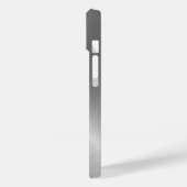 チタン銀ステンレス鋼金属 Case-Mate iPhoneケース (裏面 / 左)