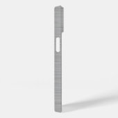 チタン銀ステンレス鋼金属 Case-Mate iPhoneケース (裏面 / 右)