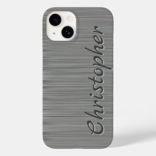 チタン銀ステンレス鋼金属 Case-Mate iPhone 14ケース