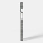 チタン銀ステンレス鋼金属 Case-Mate iPhoneケース (裏面 / 左)