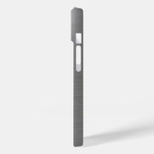 チタン銀光沢ステンレス鋼メタル15 Case-Mate iPhoneケース (裏面 / 左)