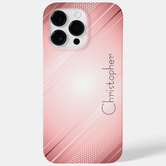 チタン青銅ステンレス鋼プリント Case-Mate iPhoneケース (裏面)