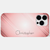 チタン青銅ステンレス鋼プリント Case-Mate iPhoneケース (裏面 (横))