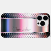 チタン青銅ステンレス鋼プリント Case-Mate iPhoneケース (裏面 (横))