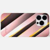 チタン青銅ステンレス鋼プリント Case-Mate iPhoneケース (裏面 (横))