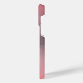 チタン青銅ステンレス鋼プリント iPhoneケース (左側面)