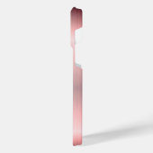 チタン青銅ステンレス鋼プリント iPhoneケース (左側面)