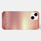 チタン青銅ステンレス鋼プリントiphone 15 Case-Mate iPhoneケース (裏面 (横))