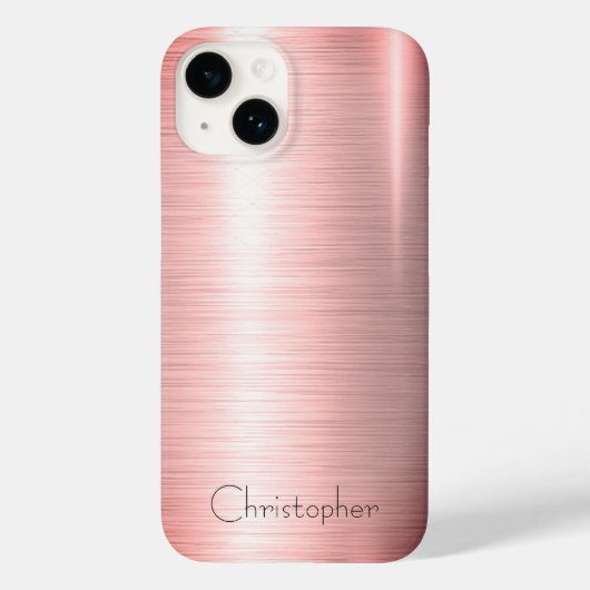 チタン青銅ステンレス鋼プリントiphone 15 Case-Mate iPhoneケース (裏面)