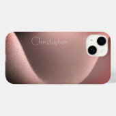 チタン青銅ステンレス鋼プリントiphone 15 Case-Mate iPhoneケース (裏面 (横))