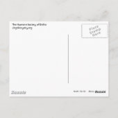 チチはがき ポストカード (裏面)