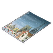 チチェスターのカテドラル雪場面 ノートブック (左側)