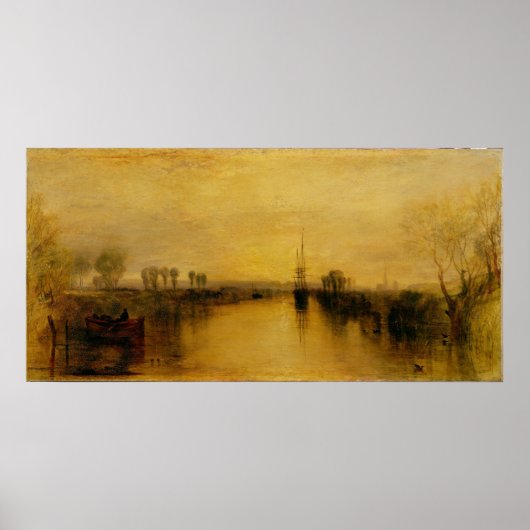 チチェスター運河， c.1829 ポスター (正面)