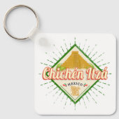 チチェンイッザメキシコレトロマヤンヴィンテージユカタン キーホルダー (正面)