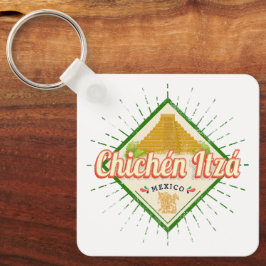 チチェンイッザメキシコレトロマヤンヴィンテージユカタン キーホルダー