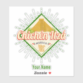 チチェンイッザメキシコレトロマヤンヴィンテージユカタン シール