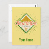 チチェンイッザメキシコレトロマヤンヴィンテージユカタン ポストカード (正面/裏面)