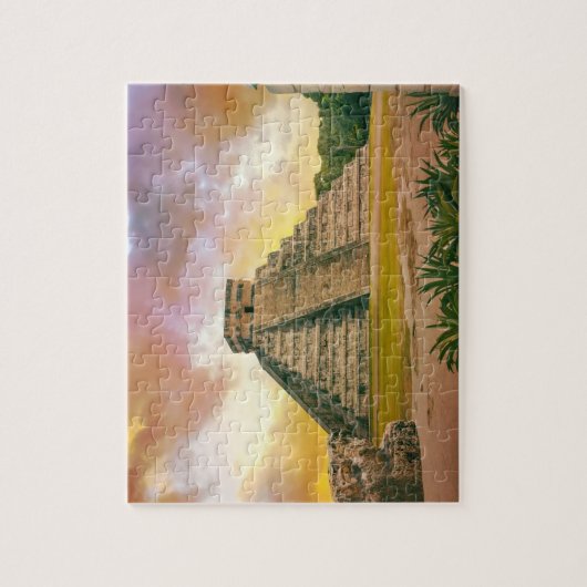 チチェンイッツァ柔軟なジグソーパズル ジグソーパズル (縦)