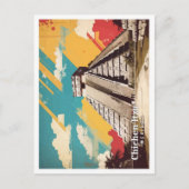 チチェンイツザメキポップ・アートのシコアートトラベルイラストレーション ポストカード (正面)