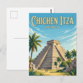 チチェン・イッツァ遺跡 メキシコ ポストカード (正面/裏面)