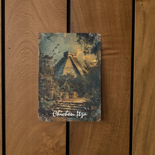 チチェン・イッツァ・メキシコヴィンテージ旅行アートワーク ポストカード