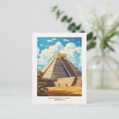 チチェンItzaメキシコ旅行はがき ポストカード (スタンド正面)