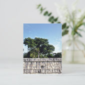 チチェンItza、スカルのTzompantli-Wall ポストカード (スタンド正面)