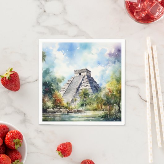 チチェンItza スタンダードカクテルナプキン (インサイチュ)