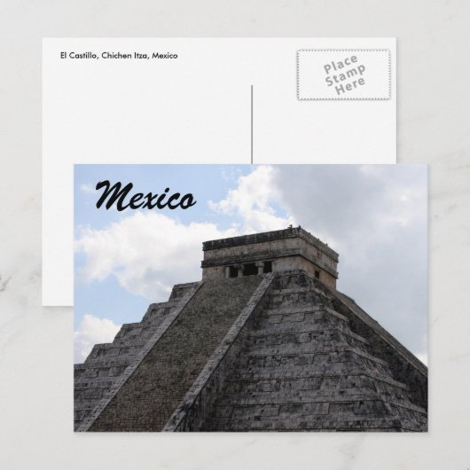 チチェンitza ポストカード (正面/裏面)