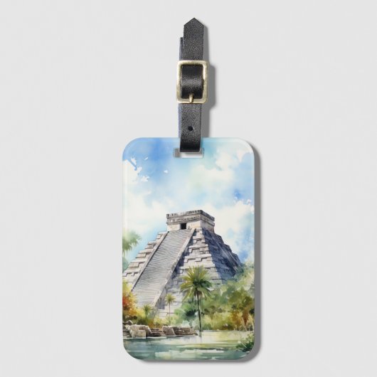 チチェンItza ラゲッジタグ (正面縦)