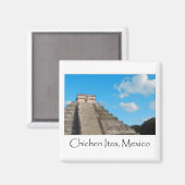 チチェンItza Mayan Temple in Mexico マグネット (正面/裏面)