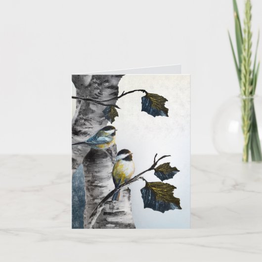 「チチドリ」［デザイン2］ 小 カード (正面)