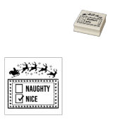 チッいけなクのサンタ・トナカイの素敵なブロックまたは ラバースタンプ (押印)