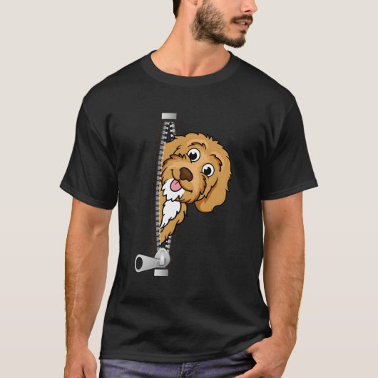チッおもしろいク・コックポー犬の恋人 Tシャツ (正面)