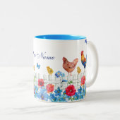 チッカラフルク農園名前をカスタムする ツートーンマグカップ (正面右)