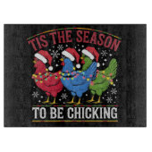 チッキングクリスマスチキンウェスタン カッティングボード (正面)