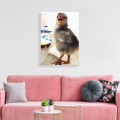 チックとティーカップ キャンバスプリント (インサイチュ (リビング))