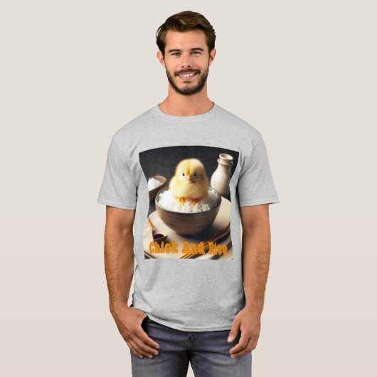 チックとライス# 5 Tシャツ (正面フル)