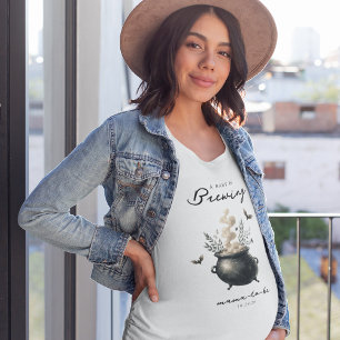 チックな「赤ちゃんができてるよ」ハロウィンベビーシャワー Tシャツ