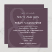 チックアンパサンド結婚式招待状 招待状 (正面/裏面)