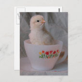 チックインヴィンテージティーカップ ポストカード (正面/裏面)