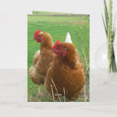 チックスおもしろい誕生日グリーティングカード カード (裏面)