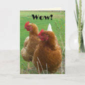 チックスおもしろい誕生日グリーティングカード カード (正面)