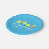 チックスとアヒル私の鶏を数えることわざ ペーパープレート (アングル)