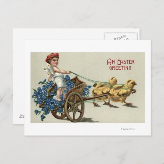 チックスに引き寄せられたチャリオットのトガの子供 ポストカード (正面/裏面)