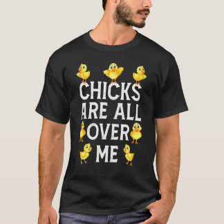 チックスのすべての私の上にあるベビーチキンキッズボーイズEas Tシャツ