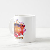 チックスクールレトロガールズベスティージーゲタウェイトリップマグ コーヒーマグカップ (正面左)