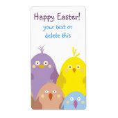 チックス小板 ラベル (正面)