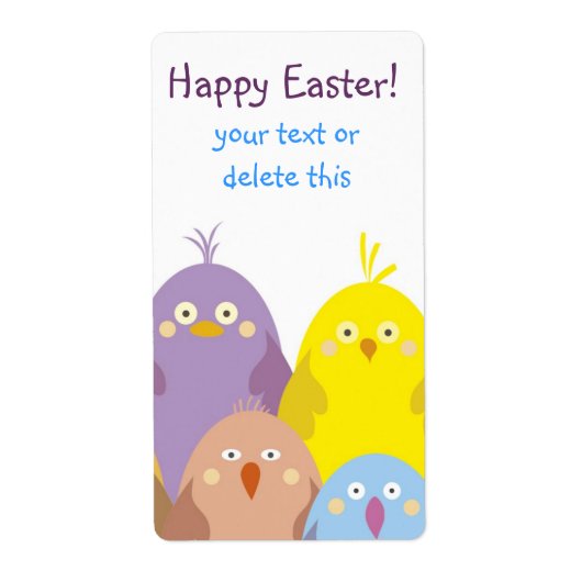 チックス小板 ラベル (正面)